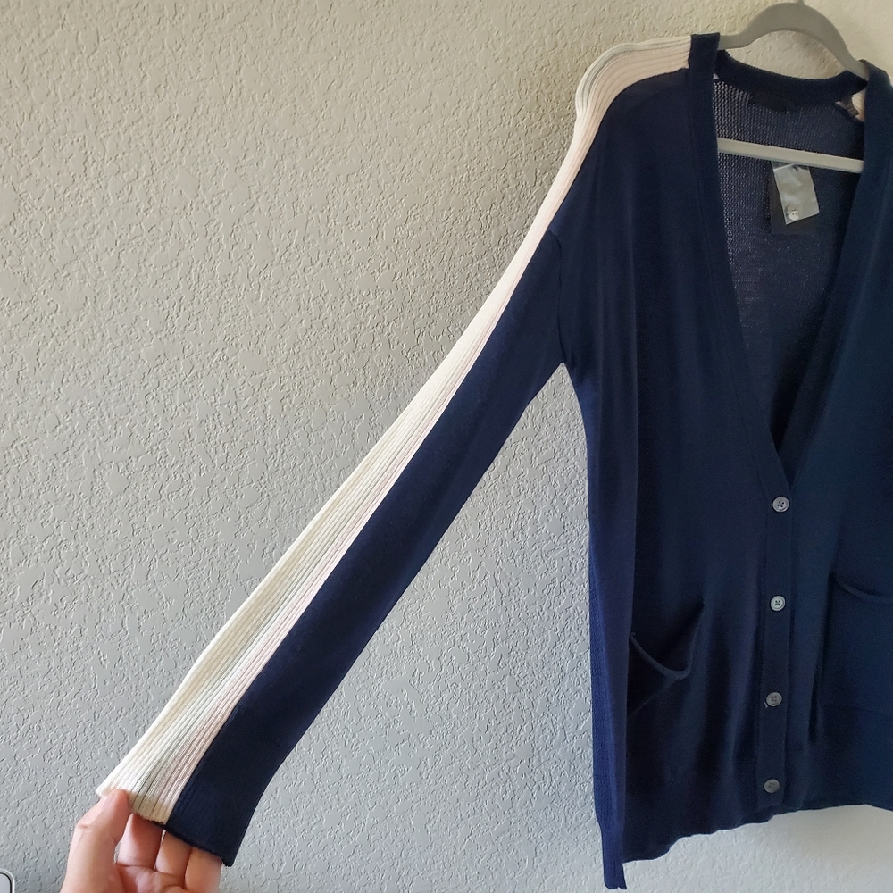 ATM schoolboy merino wool cardigan NWT - Picture 5 of 9